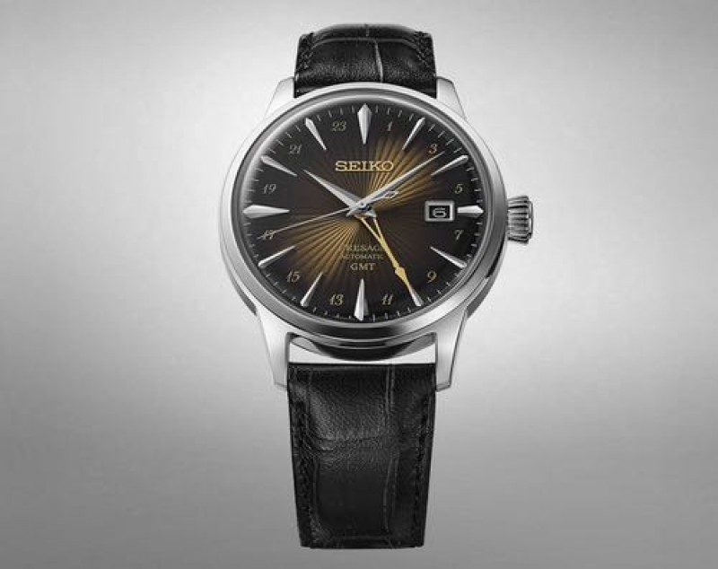 Seiko Presage Rusty Nail Cocktail Time GMT