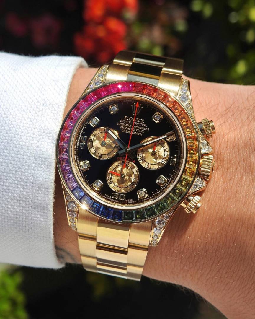 Rolee x Oyster Perpetual Rainbow Gold