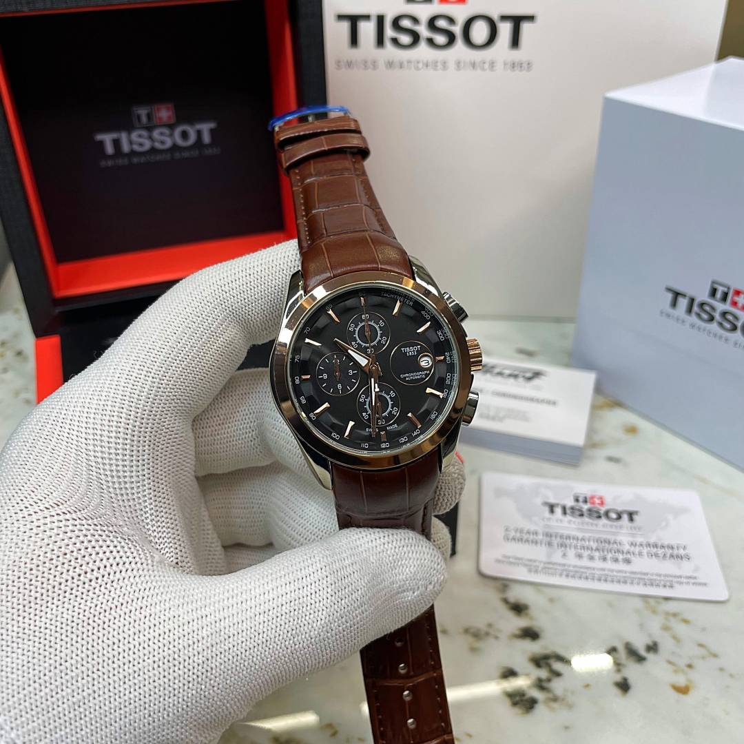 Tissoo t 1853 Couturier Brown-Copper-Black