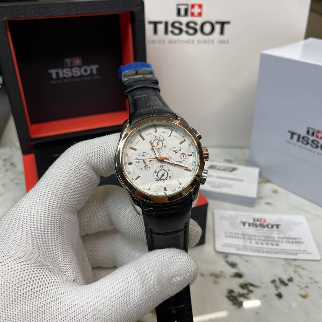 Tissoo t 1853 Couturier Black-Copper-White