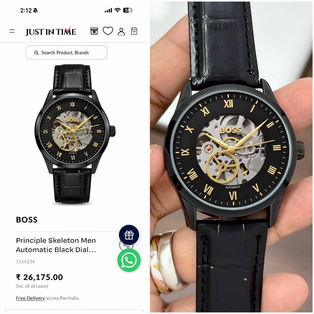Boss Automatic Skeleton Watch
