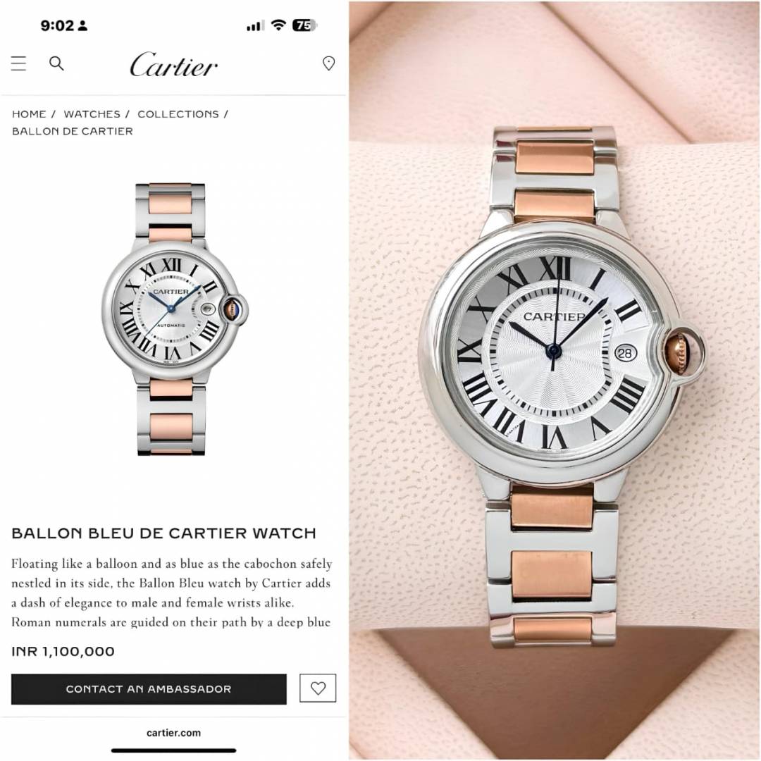 Cartiee r Womens Ballon Catalog Rovmals Japan machine