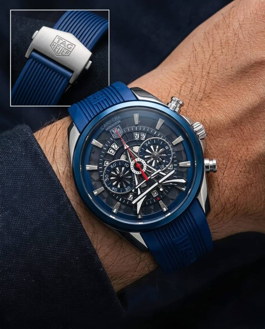 Tag Heuee r Carrera Paris EiffelTower Blue