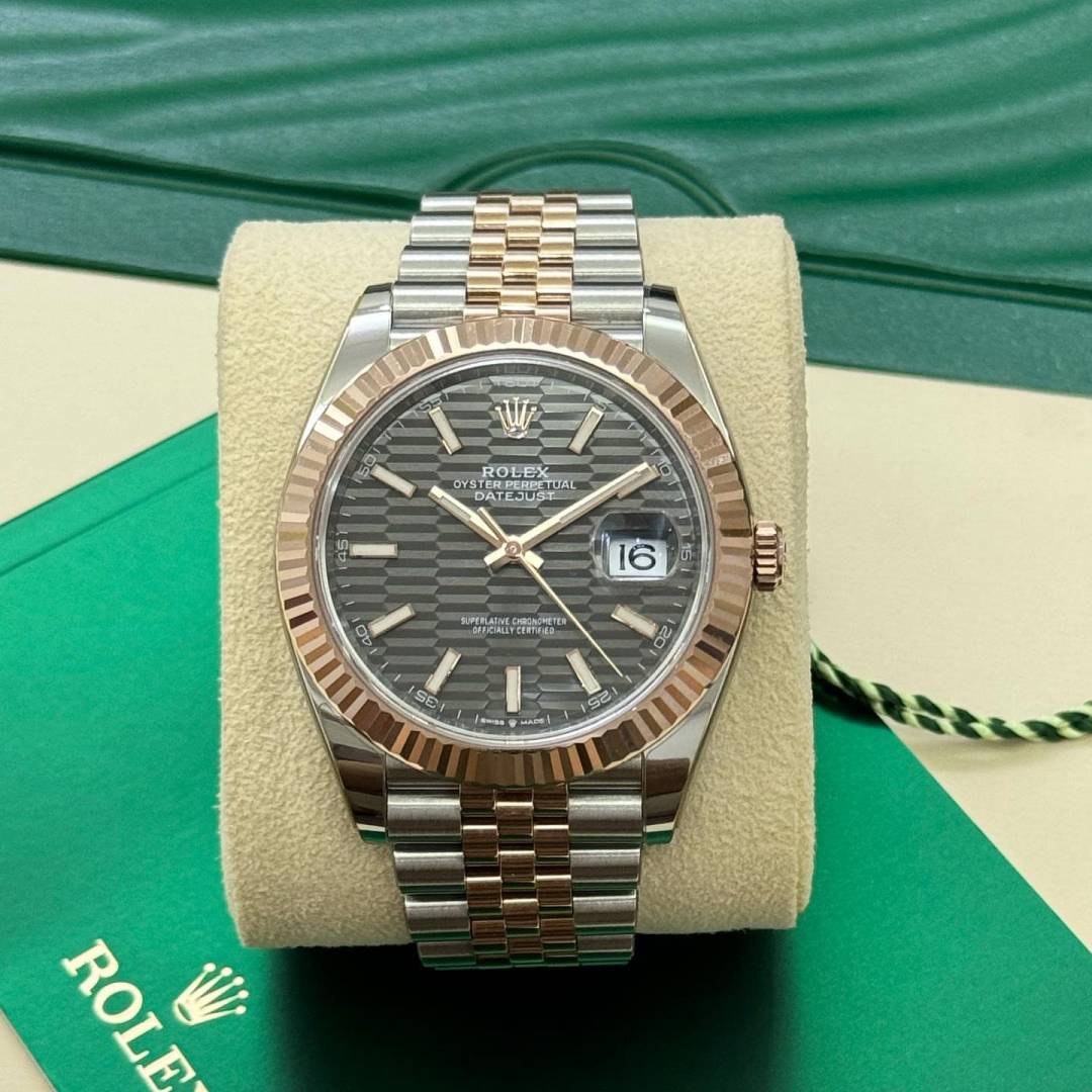 Rolee x Oyster Perpetual Date Just 2Ton-Copper-Grey
