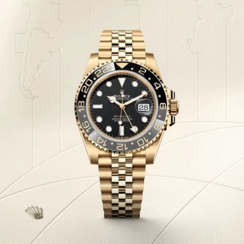 Rollex GMT Master II Gold Jubilee Strap Semi ETA