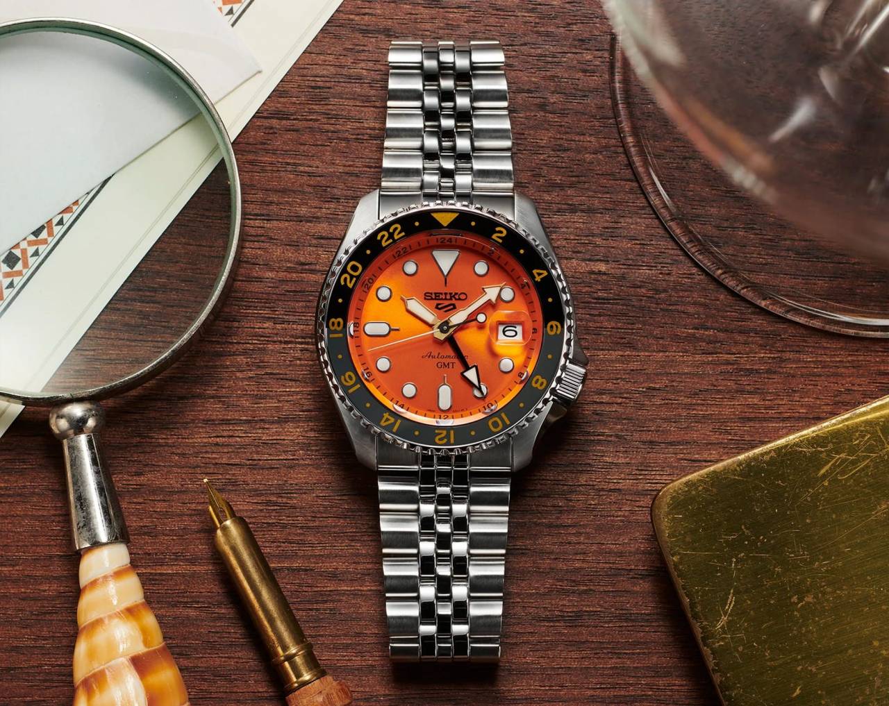 Alternative view of Seik o 5 Sports GMT Automatic WC 2044