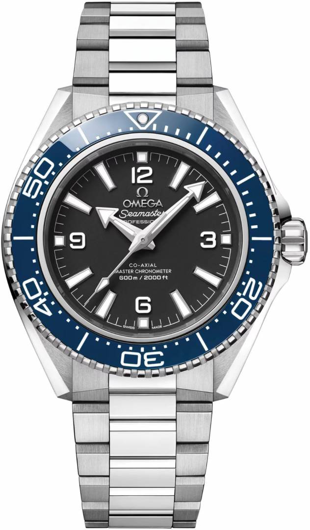 Omegg a Seamaster Planet Ocean 600M Co-Axial Master Chronometer metal Silver black blue