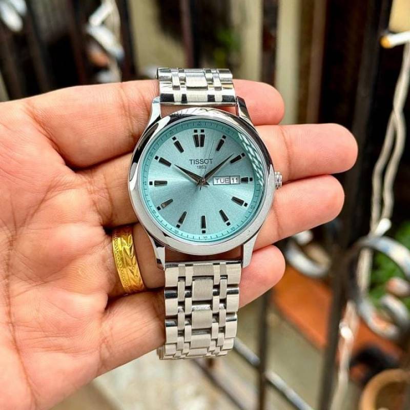 Tissoo t 1853 Day Date Lemon