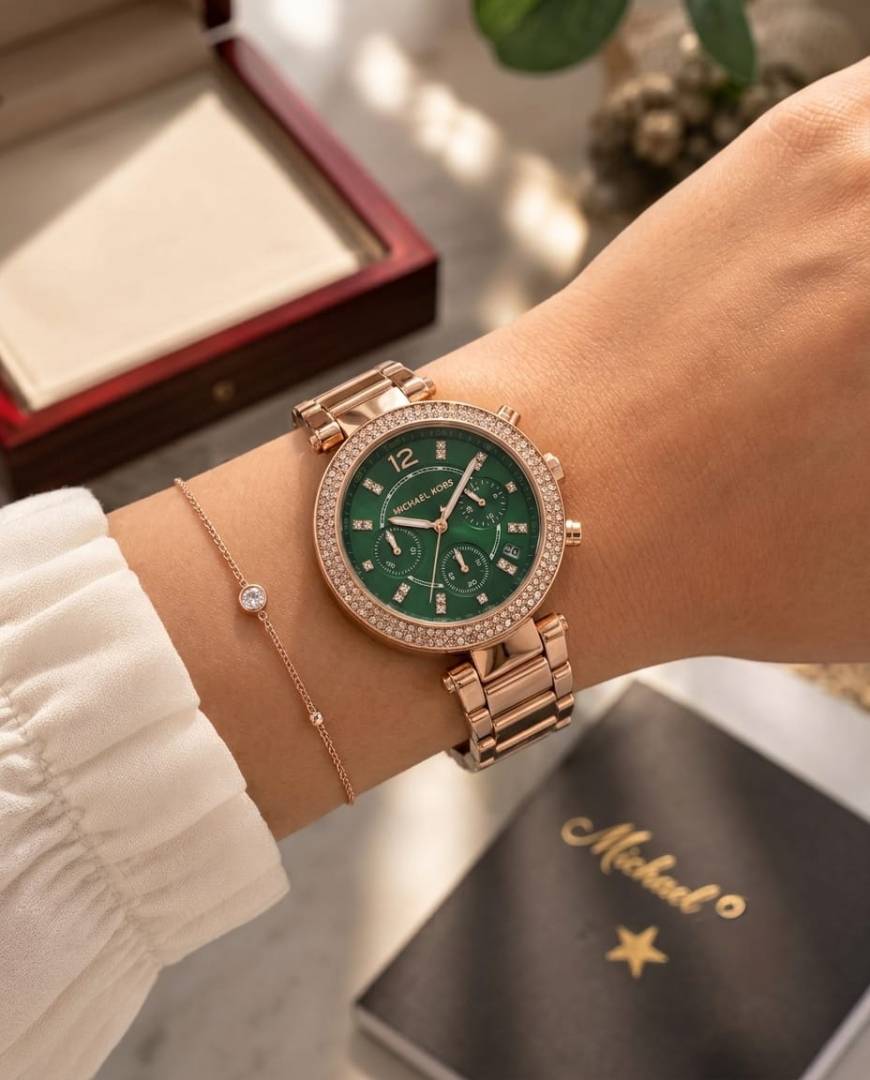 Michael l Kors Parker Copper-Green