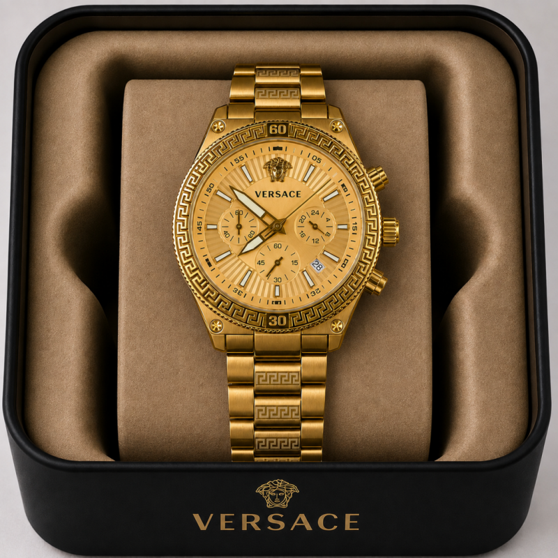 Versac e Greca Mens quartz watch