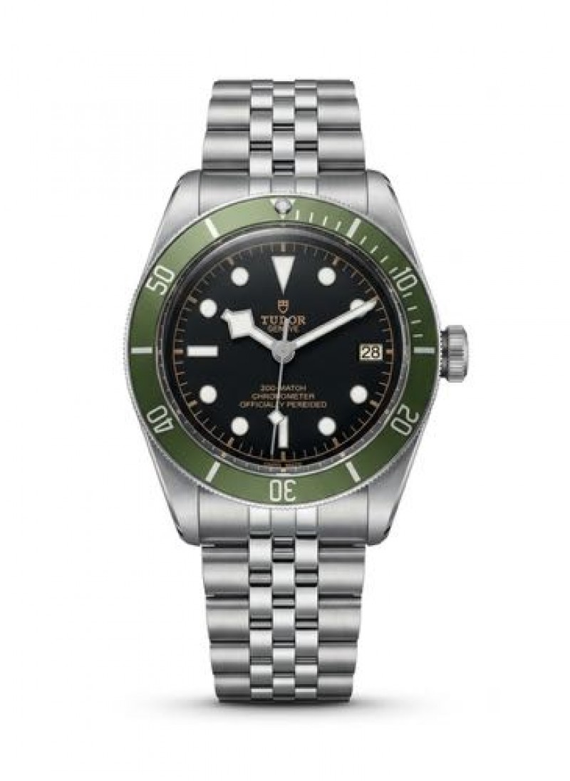 Tudor Black Bay Green Bezel Jubilee