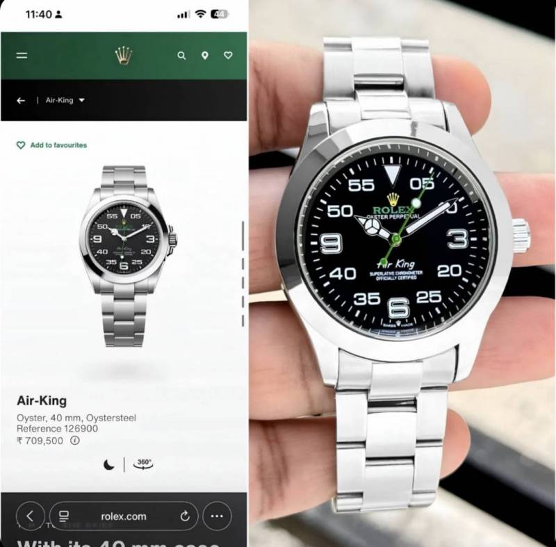 Role Oyster Air King Quartz