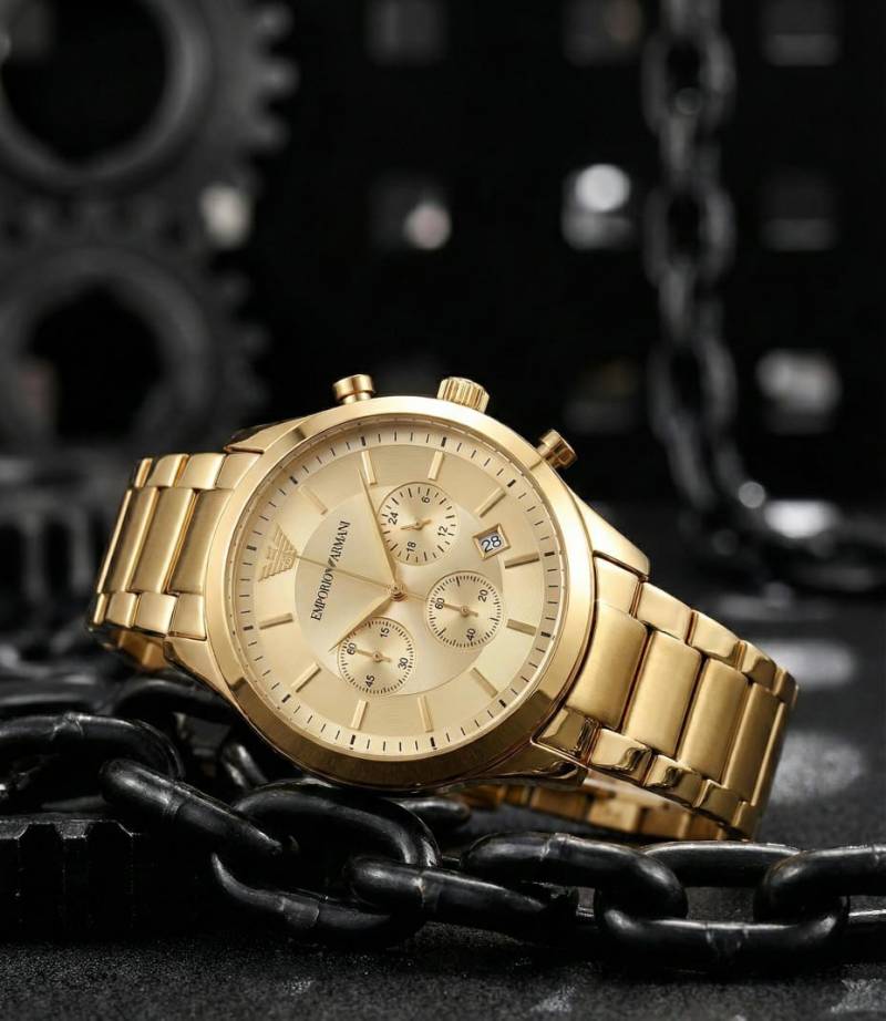 Emporio Armaan i Classic Gold-Gold