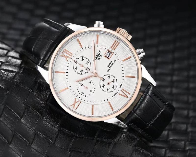 Tissoo t 1853 Chemin Black-Copper-White