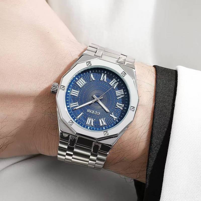 Guess Mens Solid Analog Premium Watch