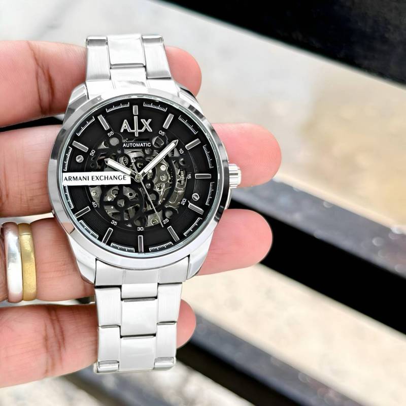 Armaann i Exchange Ax2418 Hampton Automatic silver Black