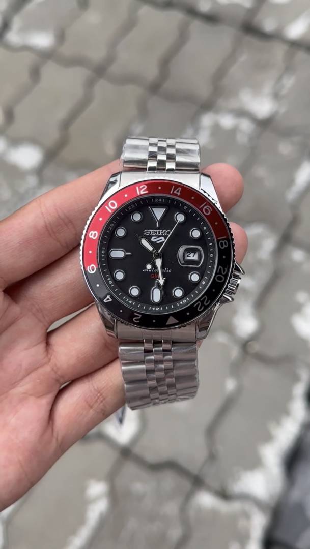 Seiko GMT Sport Back Open