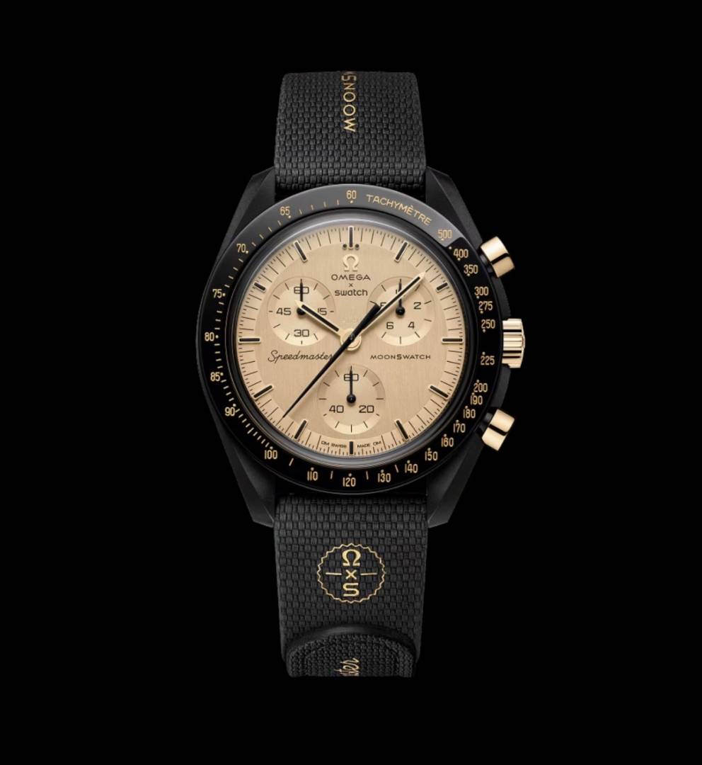 Omegha Swach Moon Gold