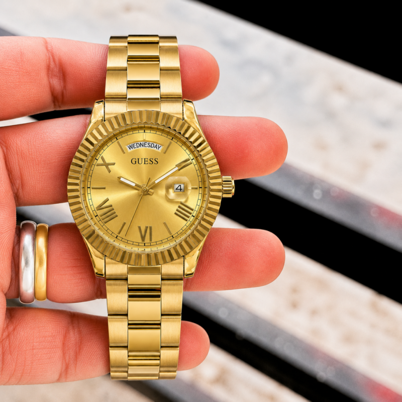 Alternative view of Gues s Day Date Men Gold