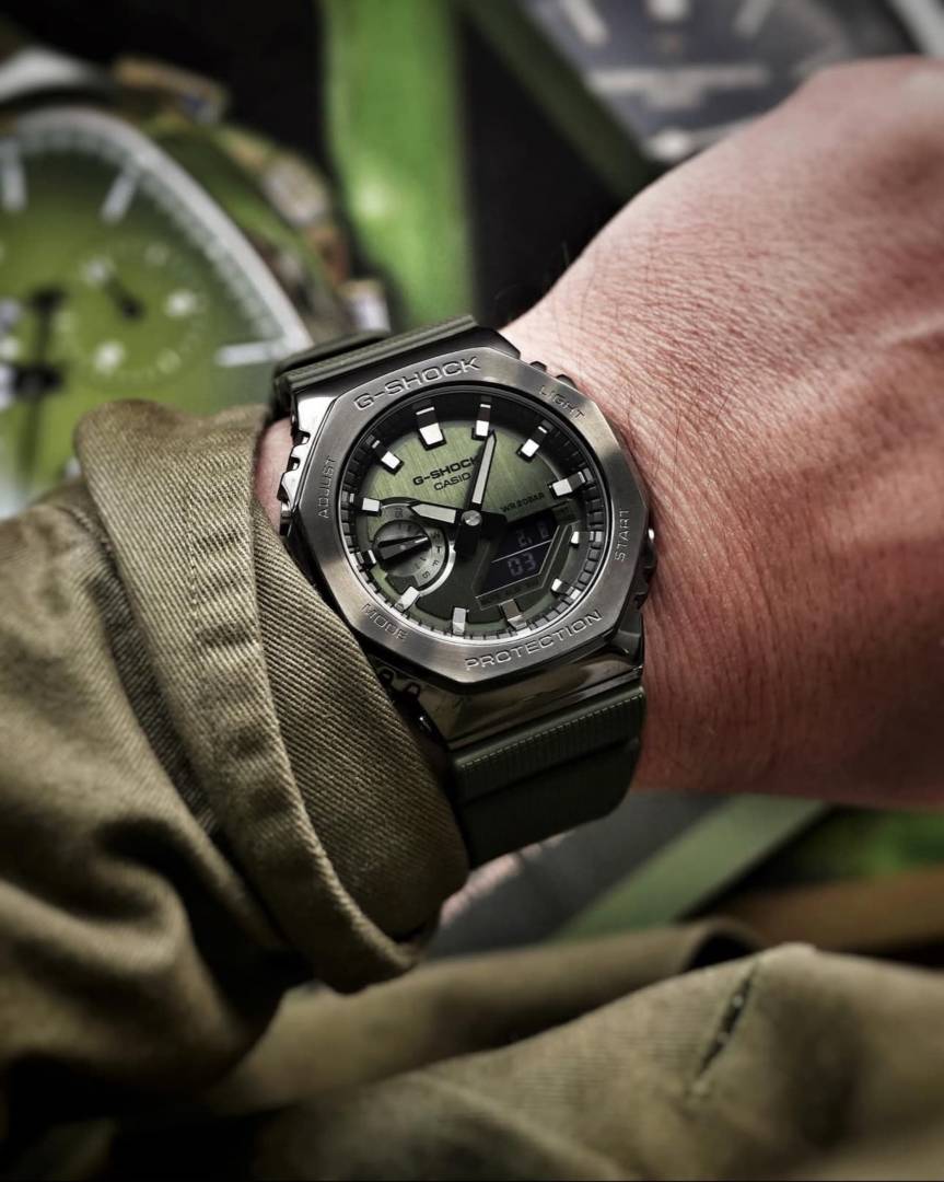 G SHOCK 2100 GREEN