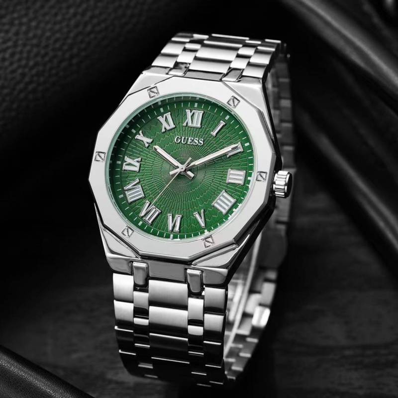 Guess Mens Solid Analog Premium Watch