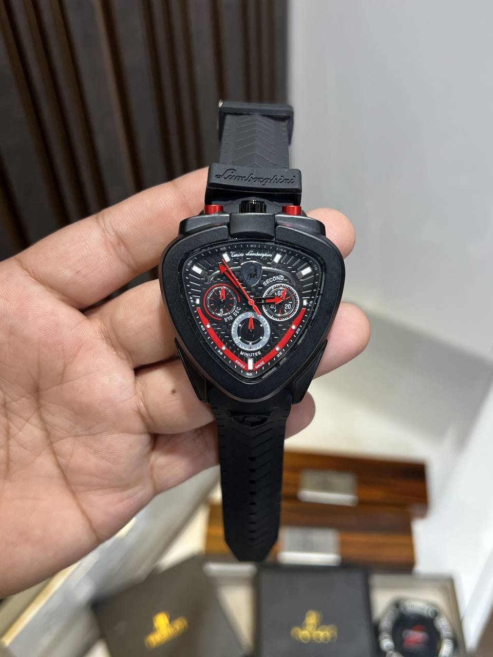 LAMBORGHINI ALL CHRONO WORKING PREMIUM WATCH