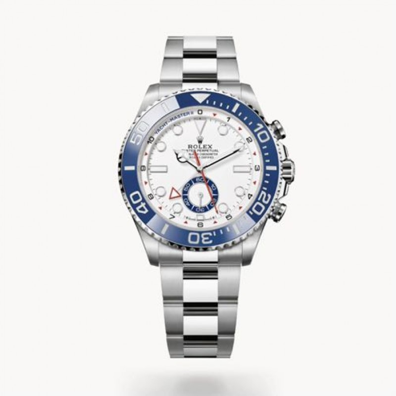 Rollex Yacht Master II Silver Blue