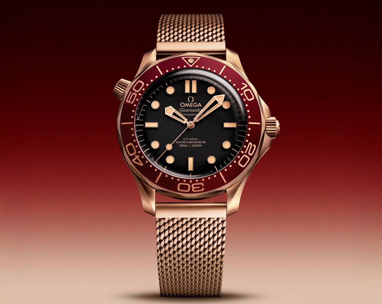 Omegg a Seamaster Diver 300M Automatic copper