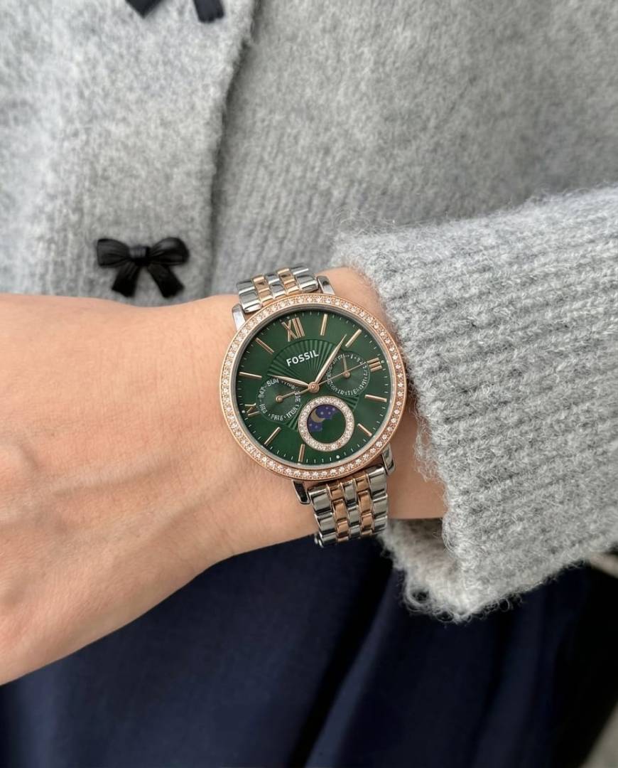Fossii l Es3121 Jacqueline Sun Moon Two-Tone-Copper-Green
