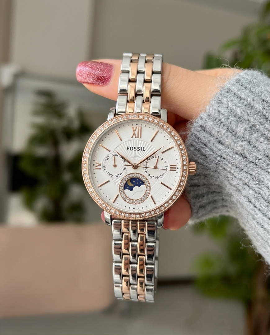Fossii l Es3121 Jacqueline Sun Moon Two-Tone-White