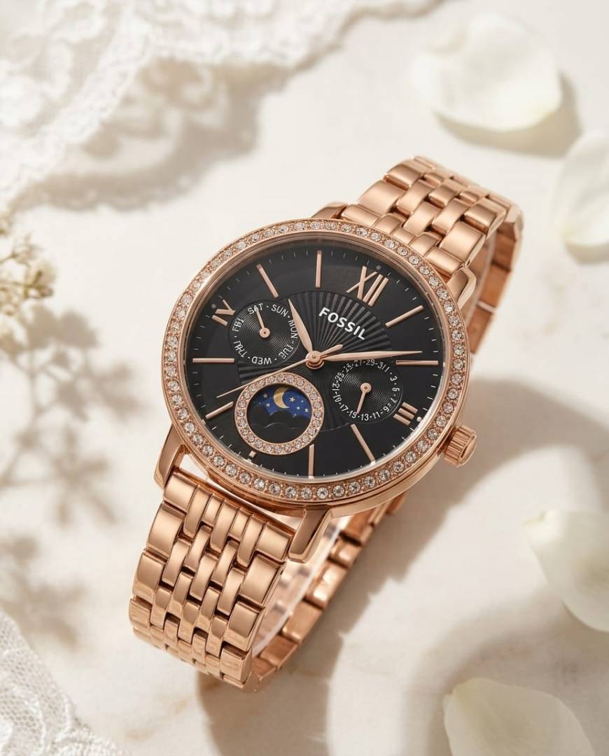 Fossii l Es3121 Jacqueline Sun Moon Copper-Black