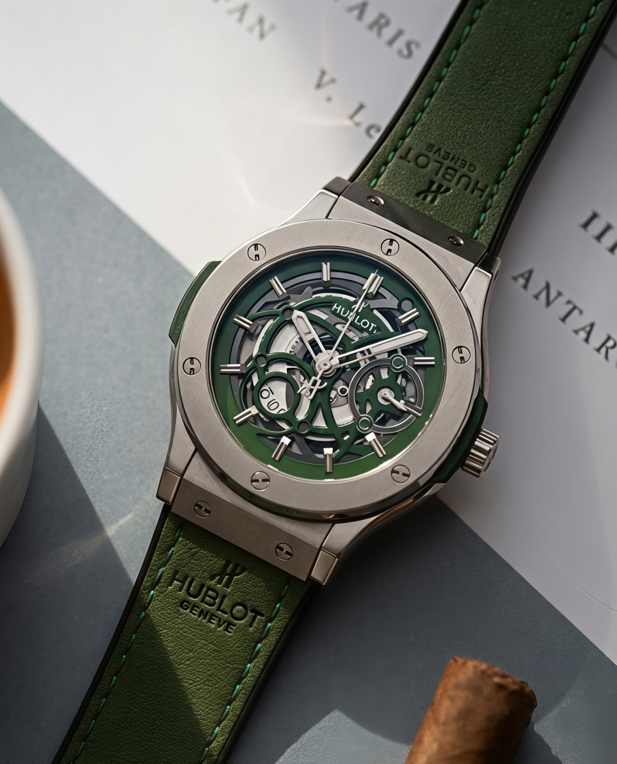 Hublot Classic Fusion Aerofusion Silver-Green