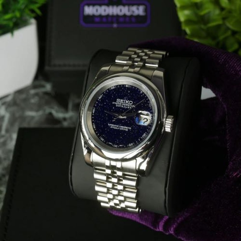 Seiko Galaxy blue dial