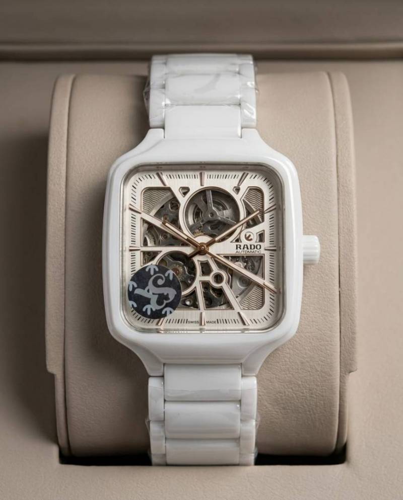 Radd o True Square Automatic Ceramic White Copper line