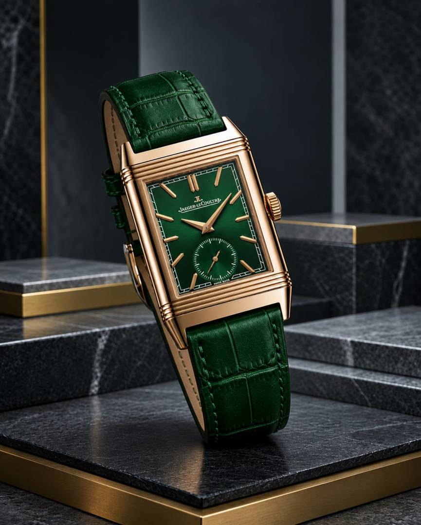 Jaegar-Le Coultre Reverso Tribute Duoface Small Seconds green