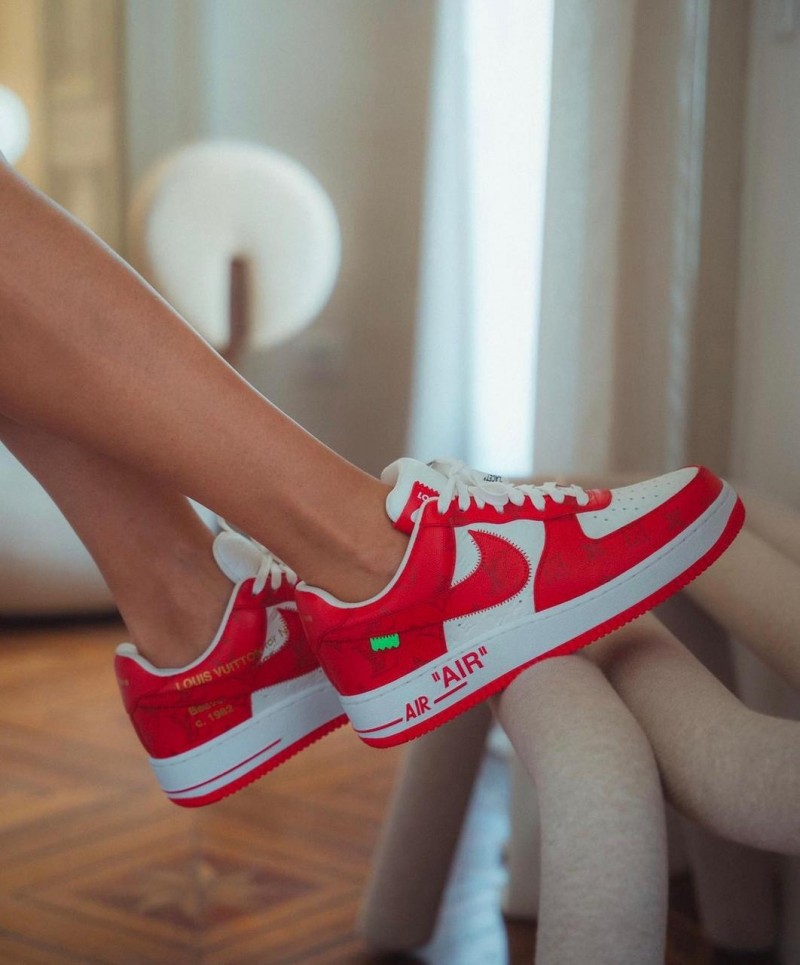 nike air force shoes red