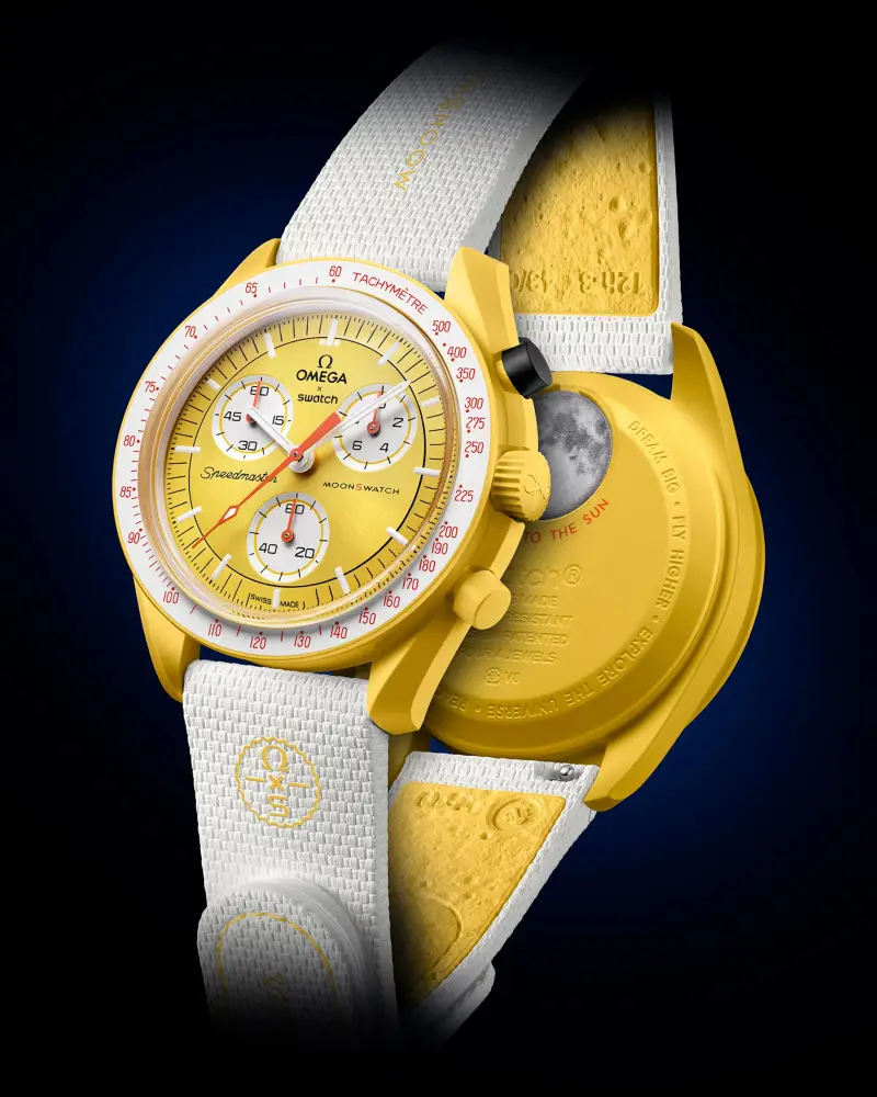 Omegha swach yellow gold edition