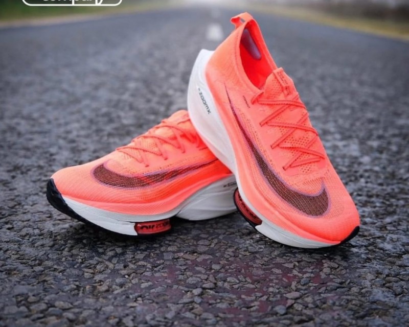 nike alphafly bright mango