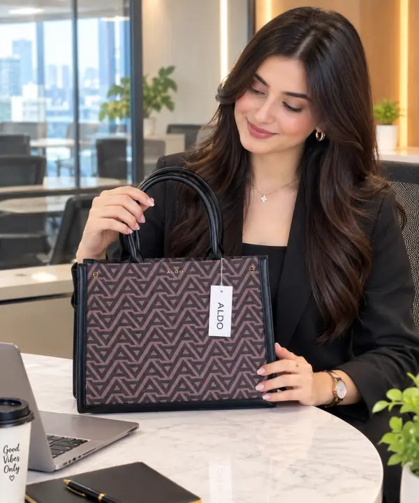Alddo Daspais Premium Floral Tote Bag With DustBag & Small Wallet & Long Strap