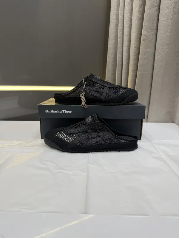Onisuka Tigar Mexico 66 Sabot Full Black mesh Fix