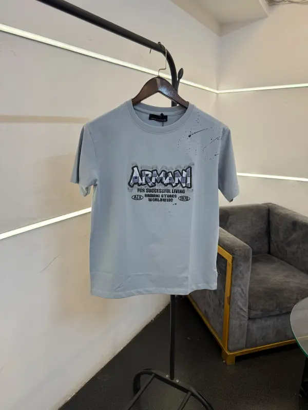 Arm aani grey premium round neck Tshirt