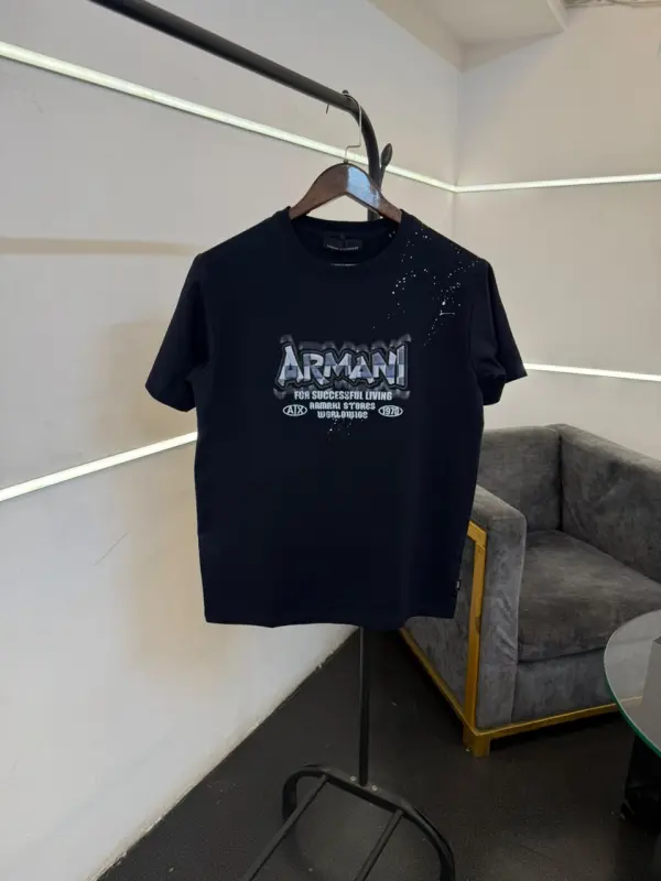 Arm aani nevy blue premium round neck Tshirt