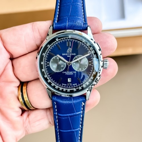 BREATLING LEATHER WATCH