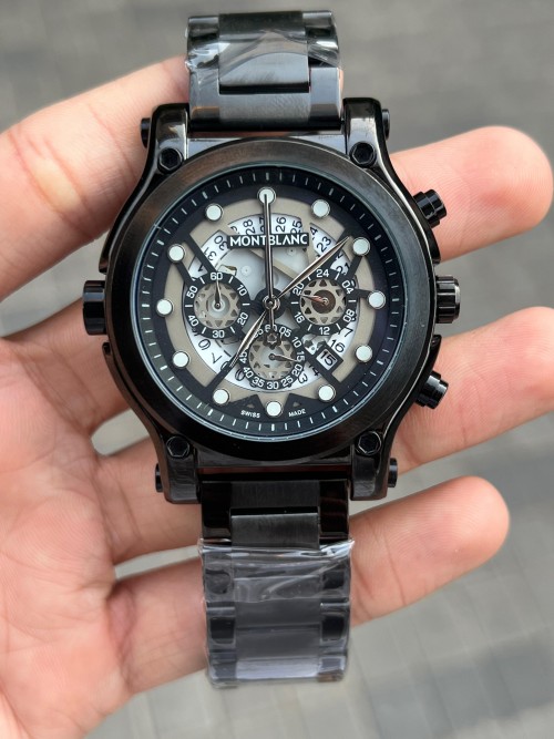 Alternative view of Montblan C Calendar Chronograph Full Black Premium