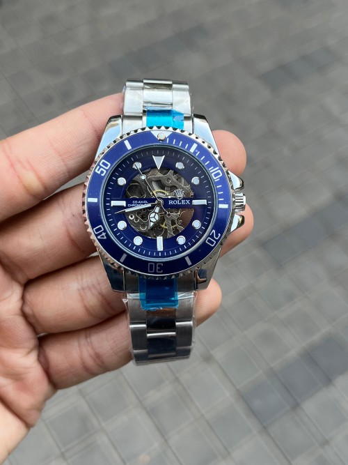 Alternative view of Role X Skeleton Automatic Silver Blue