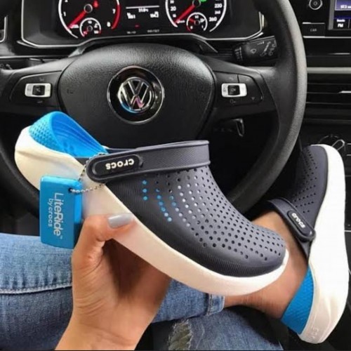 CROC S LITE RIDE BLUE WHITE