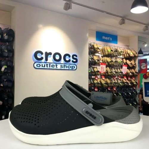 CROC S LITE RIDE BLACK WHITE