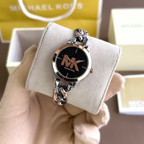 Michae L Kors Two Tone Black Dial