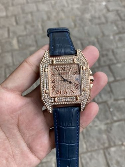 Cartier Diamond Blue Belt
