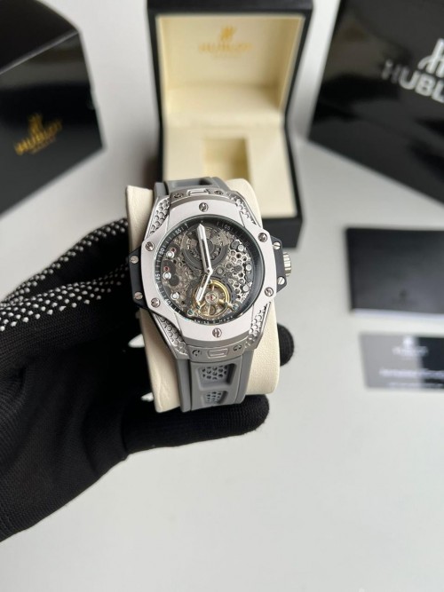 Hublo T Big Bang Tourbillon Open Heart Automatic